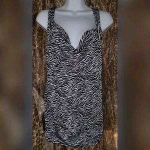 Six Degrees of Separation Zebra Print Top